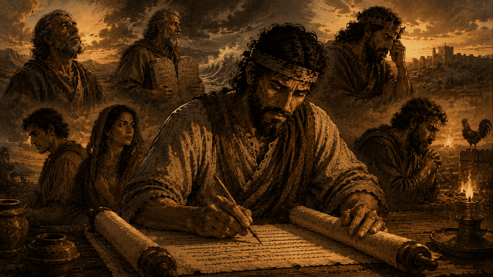 blog 1 Dark image of a strand of DNA with the title "The DNA of a Disciple"